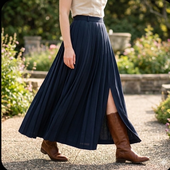 Abercrombie & Fitch | Black A-Line Skirt - Picture 2 of 8